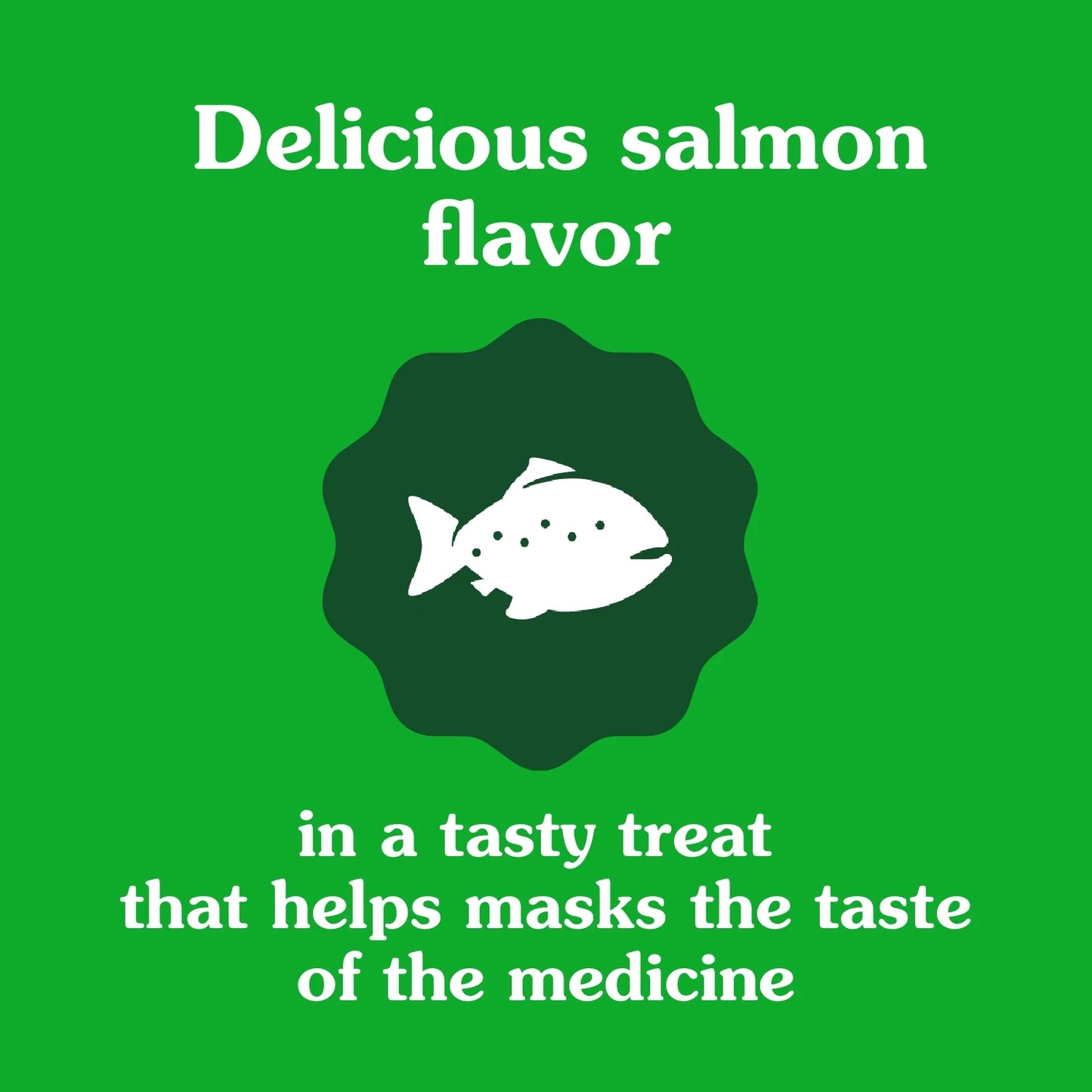 FELINE PILL POCKETS Natural Cat Treats, Salmon Flavor, 1.6 Oz. Pack (45 Treats)