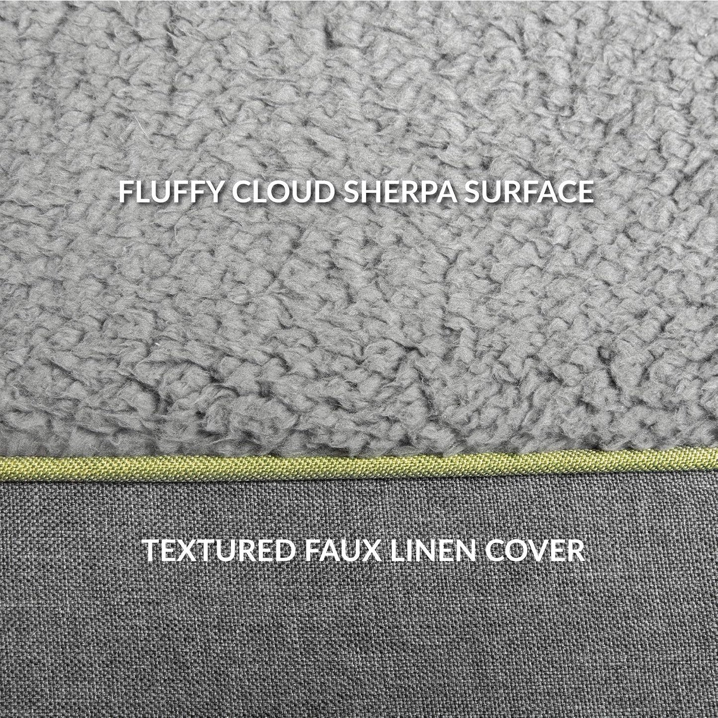 Bedsure Orthopedic Dog Bed - XL Memory Foam Waterproof Dog Bed, Removable Cover & Liner, 7" Height, up to 100 Lbs