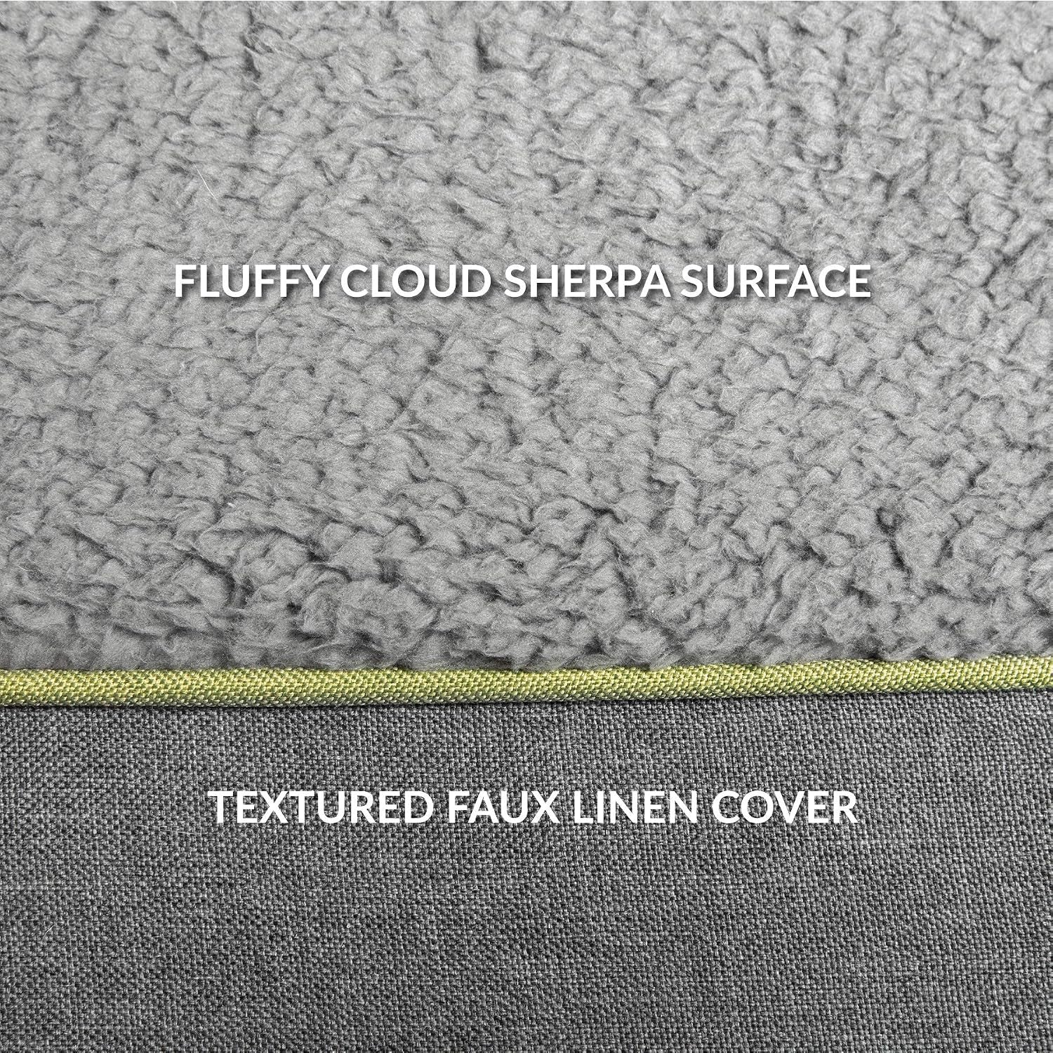 Bedsure Orthopedic Dog Bed - XL Memory Foam Waterproof Dog Bed, Removable Cover & Liner, 7" Height, up to 100 Lbs