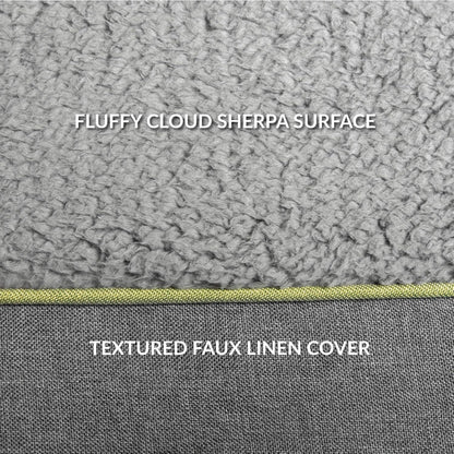 Bedsure Orthopedic Dog Bed - XL Memory Foam Waterproof Dog Bed, Removable Cover & Liner, 7" Height, up to 100 Lbs